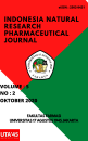 Indonesia Natural Research Pharmaceutical Journal