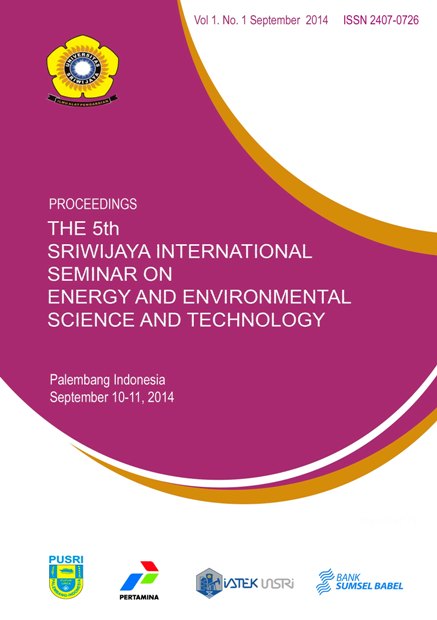 5th Sriwijaya International Seminar on Energy and Environmental Science and Technology