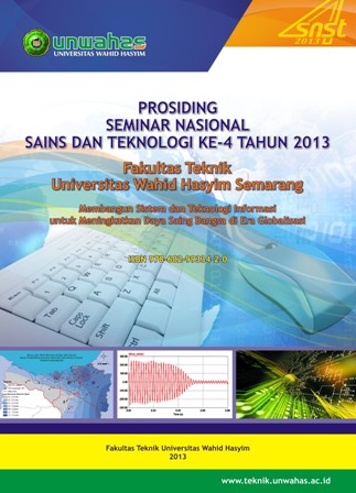 Seminar Nasional Sains dan Teknologi Fakultas Teknik UNWAHAS Ke-4 2013