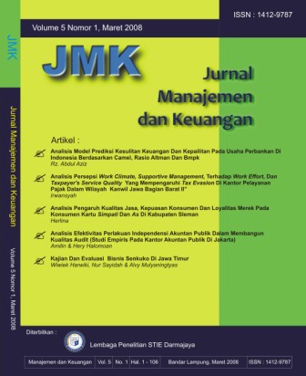 jurnal manajemen dan keuangan darmajaya (jmk)