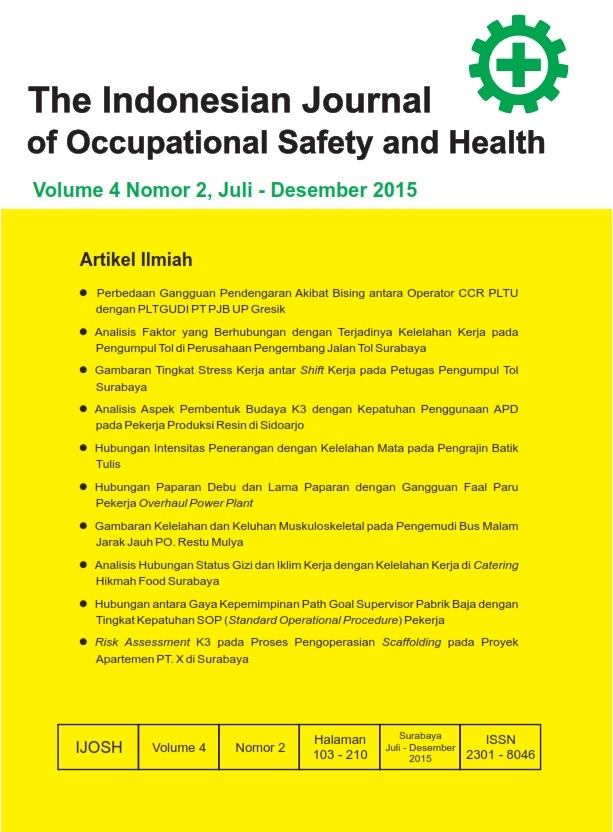 Indonesian Journal of Occupational Safety and Health