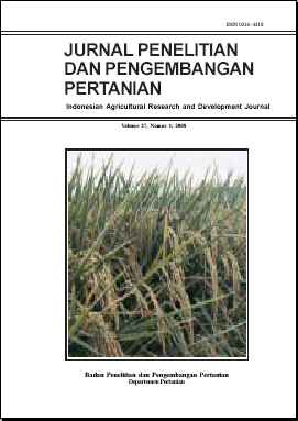 Jurnal Penelitian dan Pengembangan Pertanian