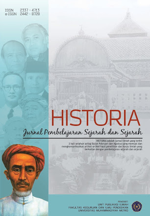 Historia: Jurnal Pembelajaran Sejarah dan Sejarah UM Metro