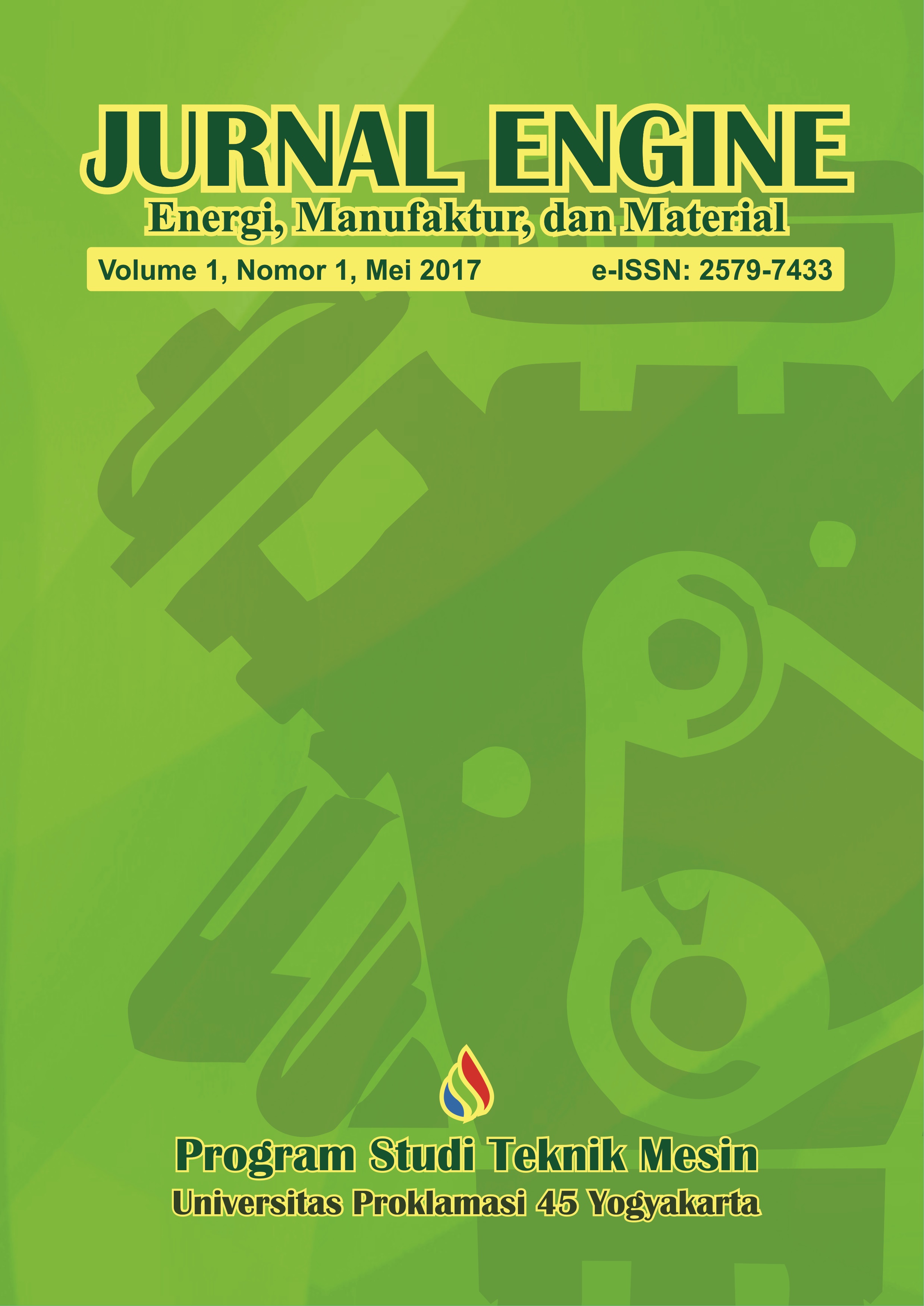 Jurnal Engine: Energi, Manufaktur, dan Material