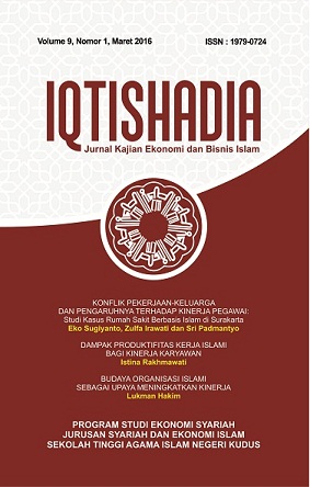 iqtishadia: jurnal kajian ekonomi dan bisnis islam stain kudus