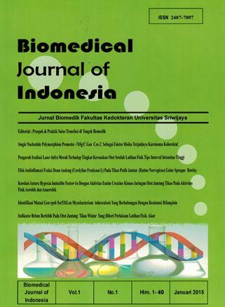 Biomedical Journal of Indonesia