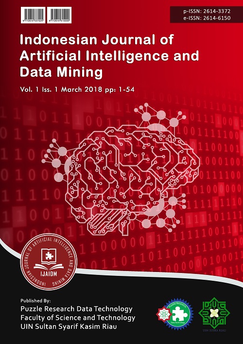 Indonesian Journal of Artificial Intelligence and Data Mining