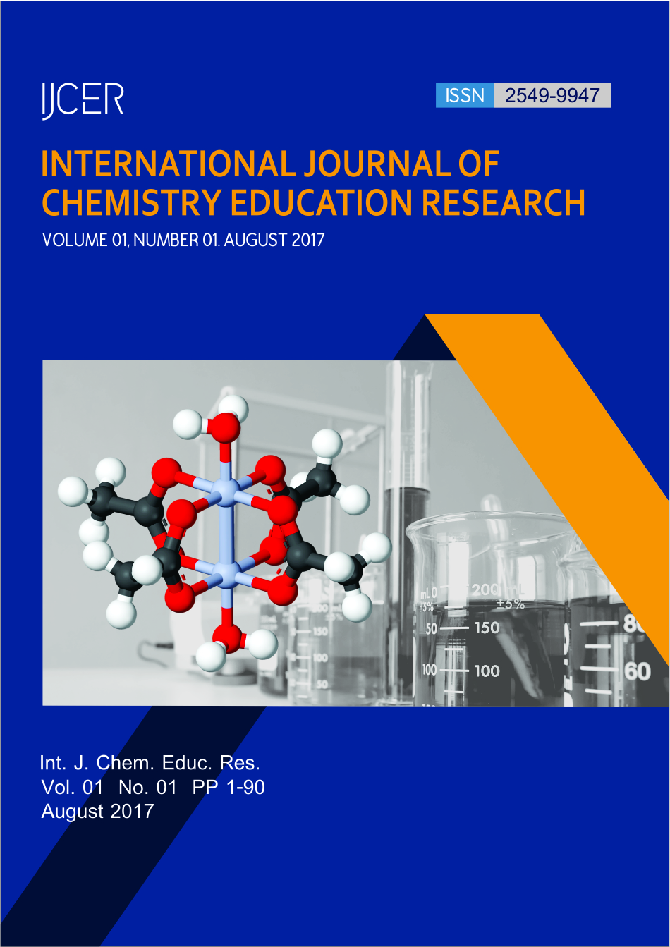 Journal of the chemical society. International Journal of Chemistry. Journal of Chemical Education. Journal of the American Chemical Society. International Journal of Education and research.