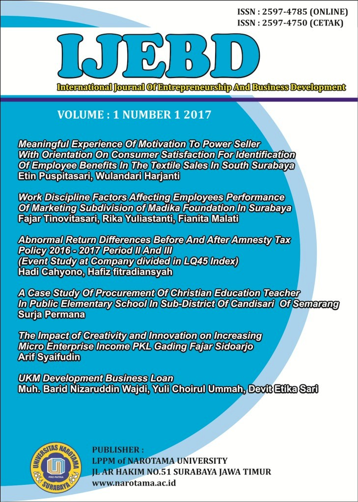 International Journal of Entrepreneurship and Business Development