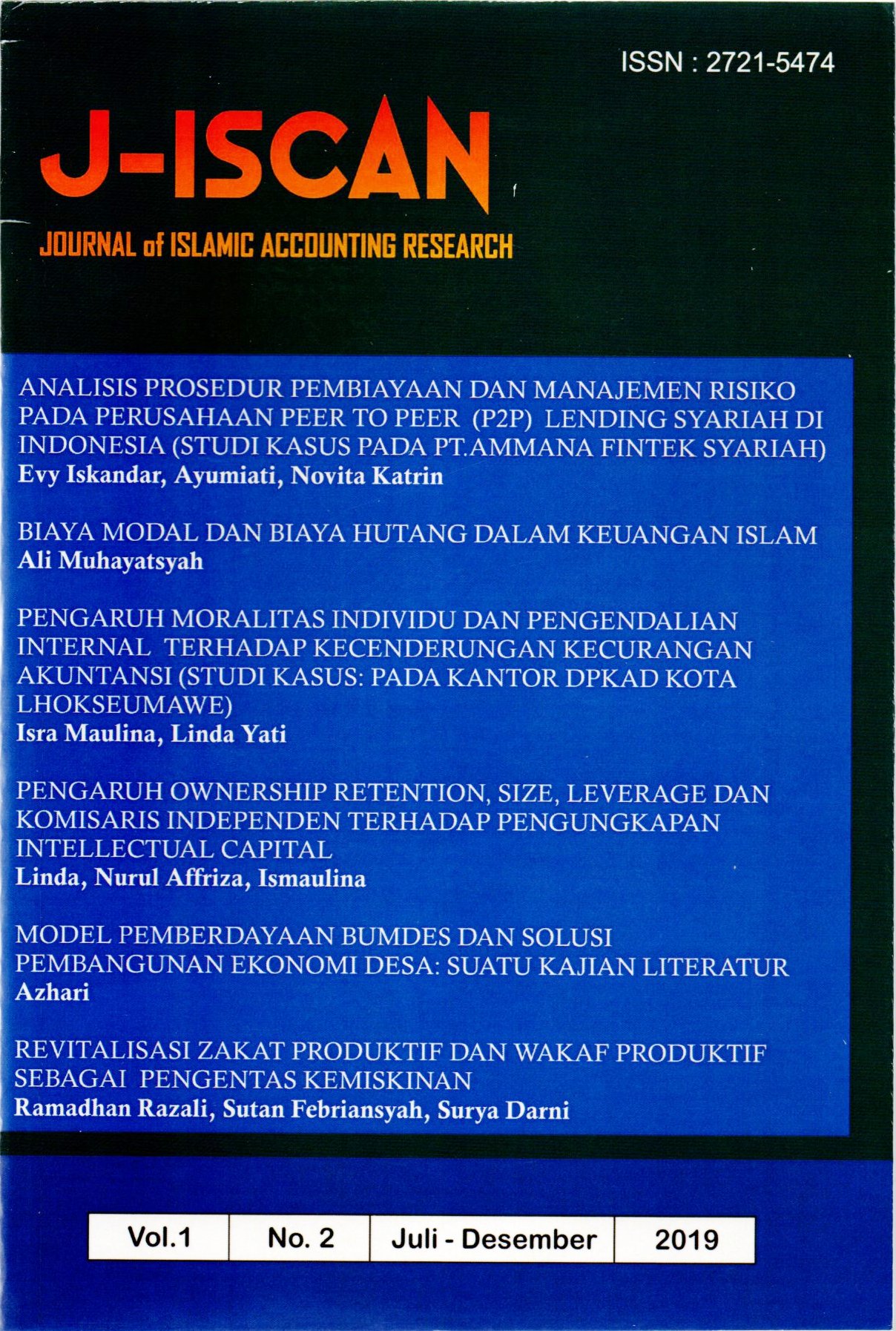 Journal of Islamic Accounting Research