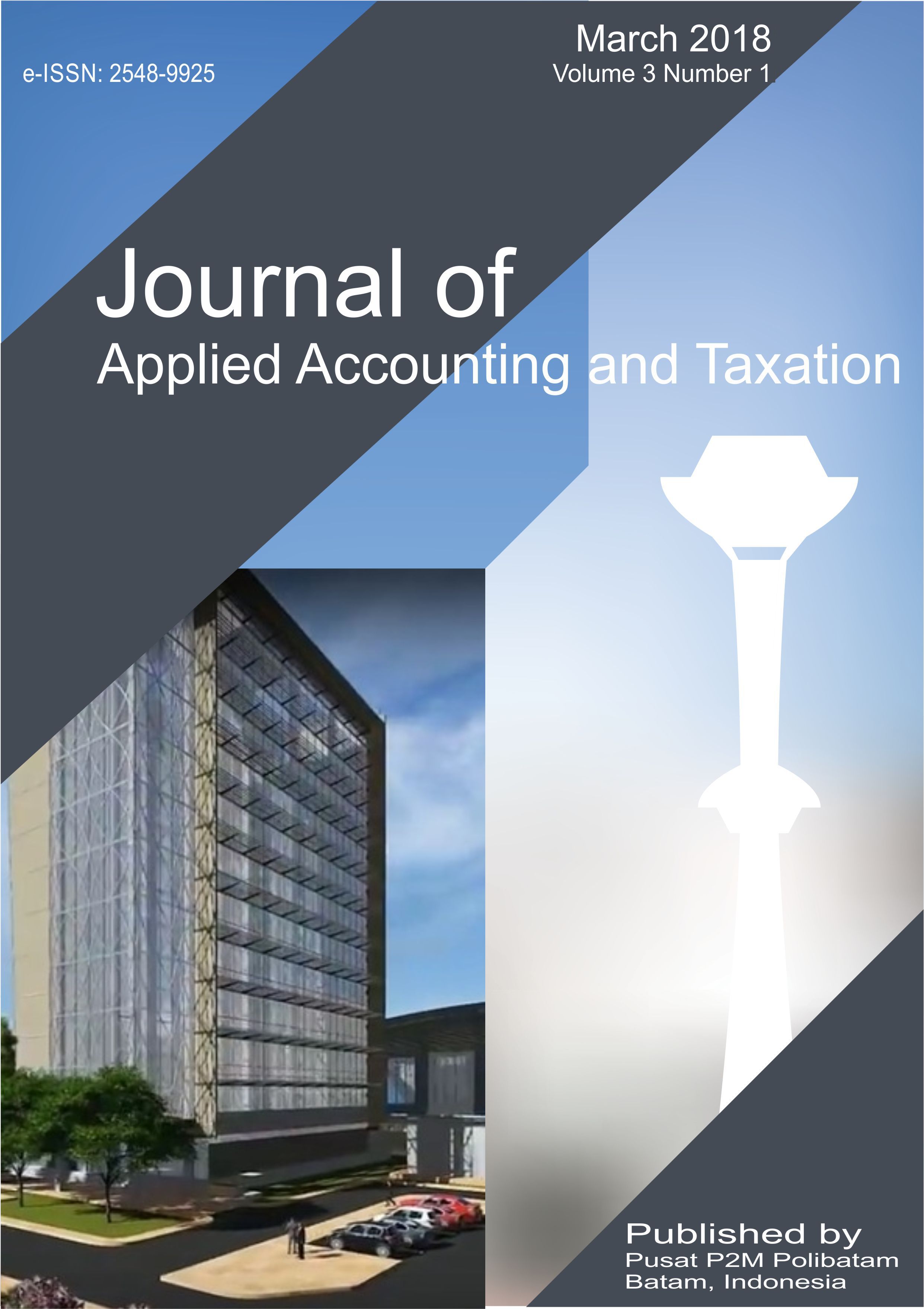 Journal of Applied Accounting and Taxation