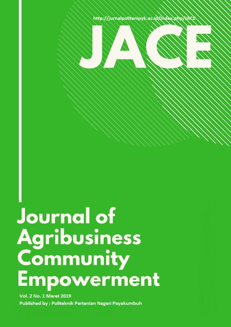 Journal of Agribusiness and Community Empowerment