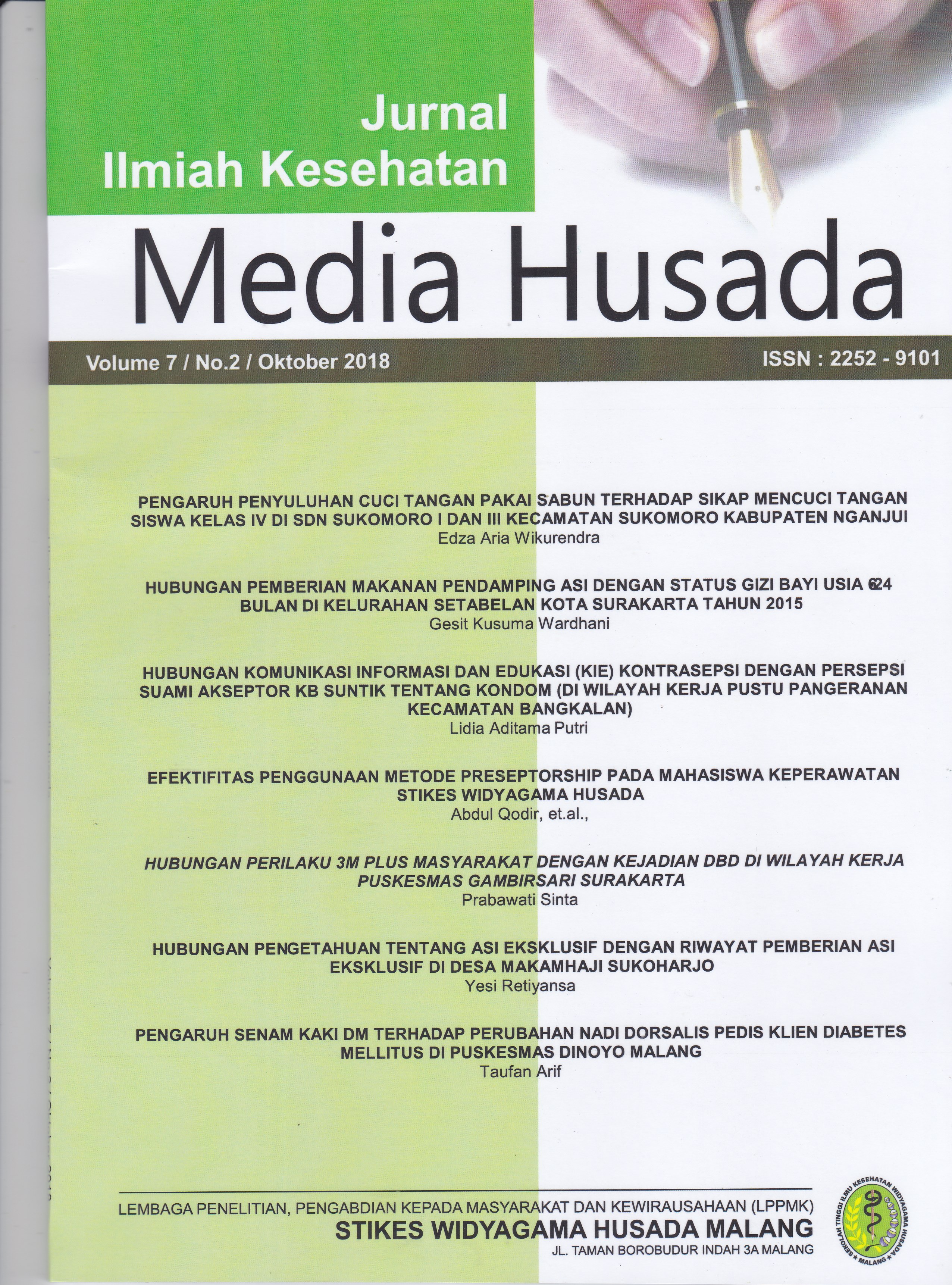 Jurnal Ilmiah Kesehatan Media Husada