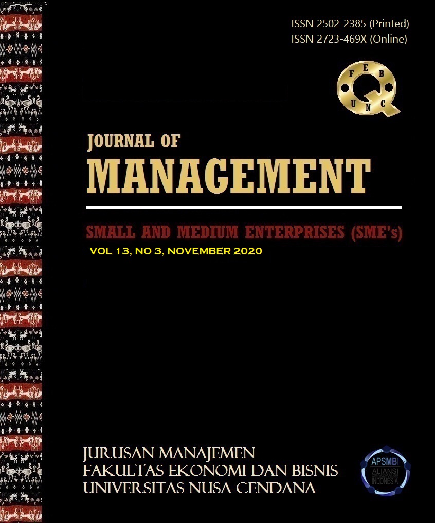 Journal of Management Small and Medium Enterprises