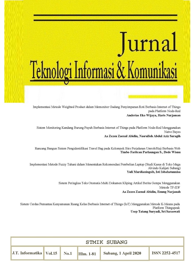 Jurnal Teknologi Informasi dan Komunikasi