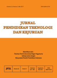 jurnal pendidikan teknologi dan kejuruan uny (jptk)