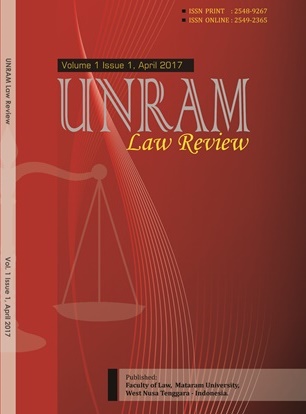 Unram Law Review