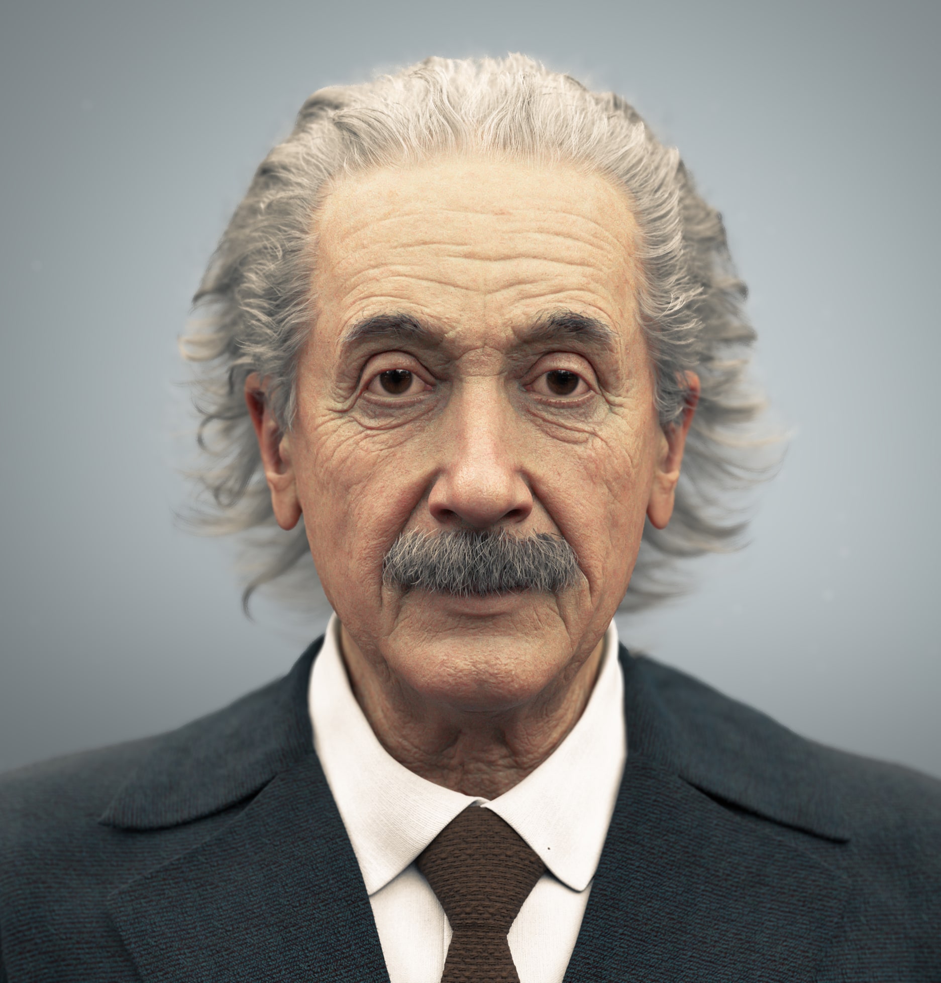Albert Einstein 3D Model