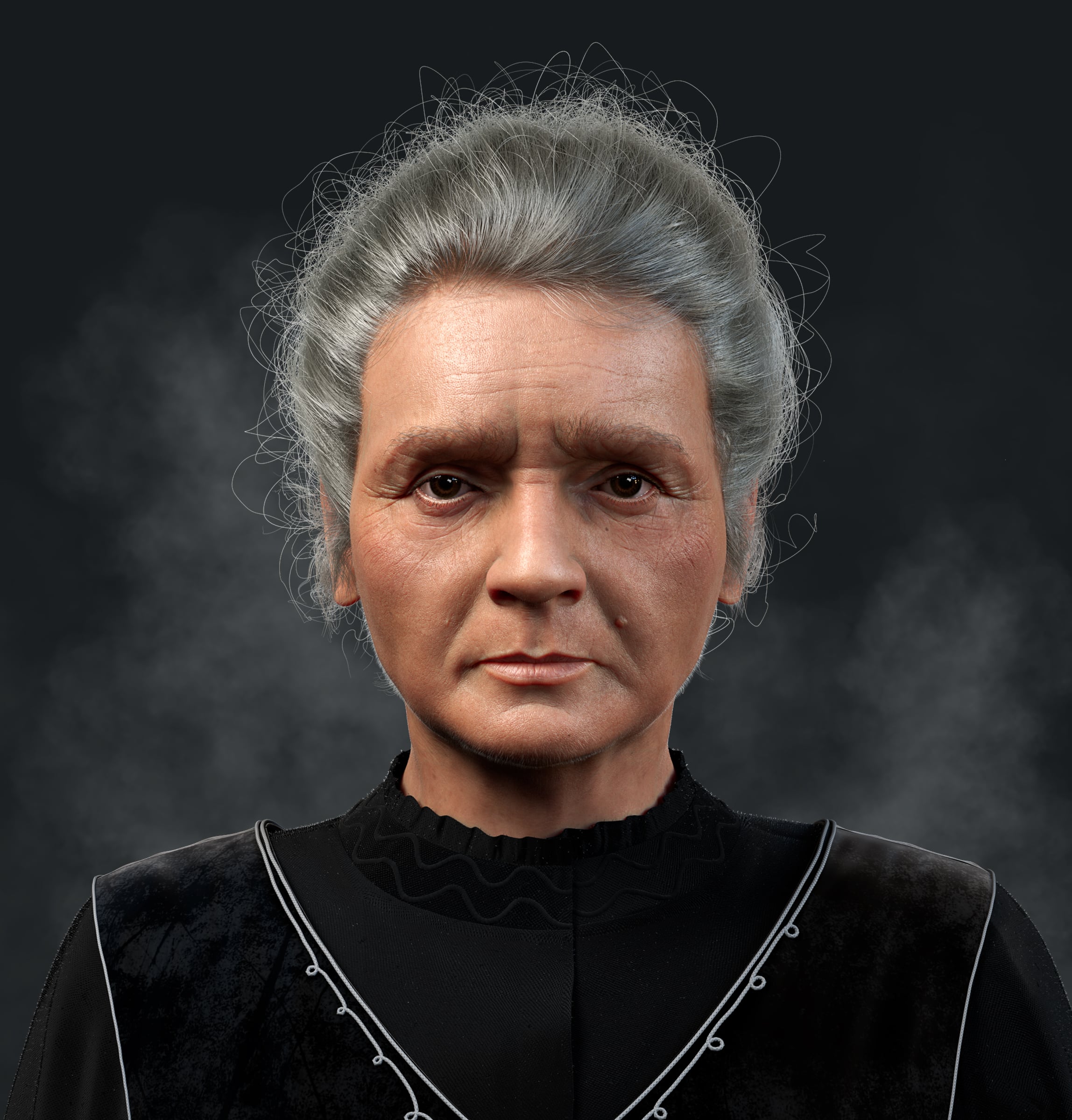 Marie Curie 3D Model